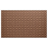 Ikat Diamond Pattern - Schokolade und blasses Pfir Stoff (Yard (91,4 cm))