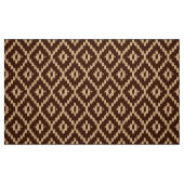 Ikat Diamond Pattern - Schokoladenbraun und Beige Stoff (Fat Quarter (45,7 x 55,9 cm))