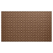 Ikat Diamond Pattern - Schokoladenbraun und Beige Stoff (Yard (91,4 cm))
