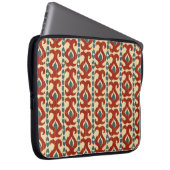 Ikat Elegance: Nahtloses Muster. Laptopschutzhülle (Vorne Rechts)