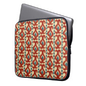 Ikat Elegance: Nahtloses Muster. Laptopschutzhülle (Vorderseite Links)