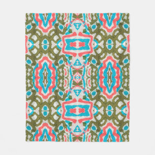 Ikat Ethnic Abstract Pattern. Shaman Pattern. Peni Fleecedecke