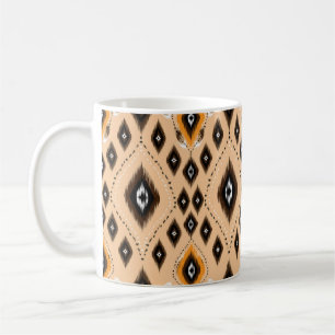 Ikat Ethnic Geometric Folklore Muster Kaffeetasse