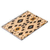 Ikat Ethnic Geometric Folklore Muster Notizblock (Linke Seite)