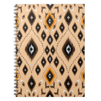 Ikat Ethnic Geometric Folklore Muster Notizblock
