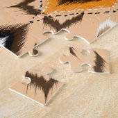 Ikat Ethnic Geometric Folklore Muster Puzzle (Seite)