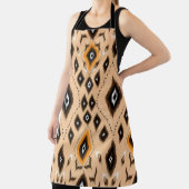 Ikat Ethnic Geometric Folklore Muster Schürze (InSitu)