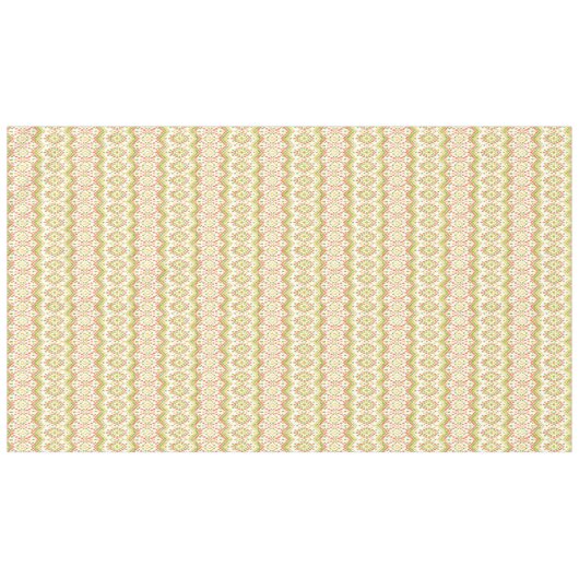 Ikat Ethnic Pattern on White zum Anpassen Tischdecke (Vorderseite (Horizontal))