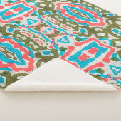 Ikat Ethnisches Abstraktes Muster. Shaman Pattern. Sherpadecke (3/4)