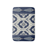 Ikat Floral Paisley Pattern Badematte (Vorderseite Vertikal)