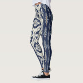 Ikat Floral Paisley Pattern Leggings (Links)