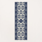 Ikat Floral Paisley Pattern Yogamatte (Vorderseite)