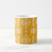 Ikat Folklore-Ornament - ethnische Textur. Kaffeetasse (Mittel)