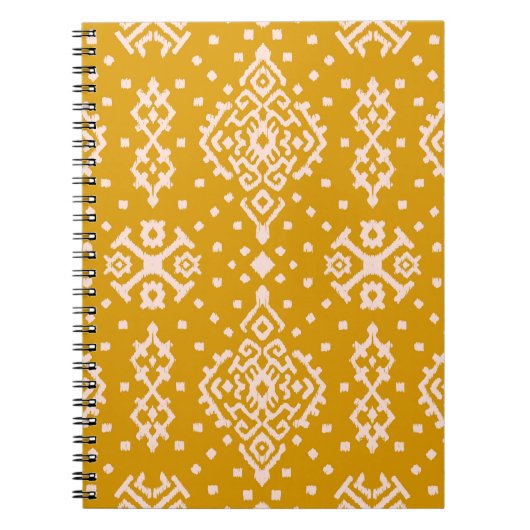 Ikat Folklore-Ornament - ethnische Textur. Notizblock (Vorderseite)