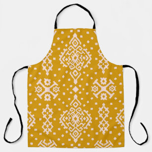 Ikat Folklore-Ornament - ethnische Textur. Schürze