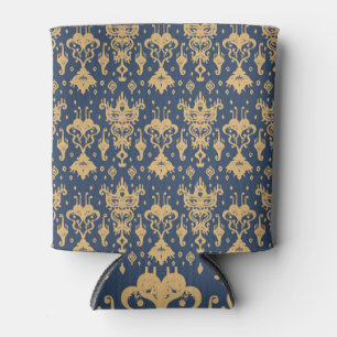 Ikat Folklore-Ornament, orientalisches Muster Dosenkühler