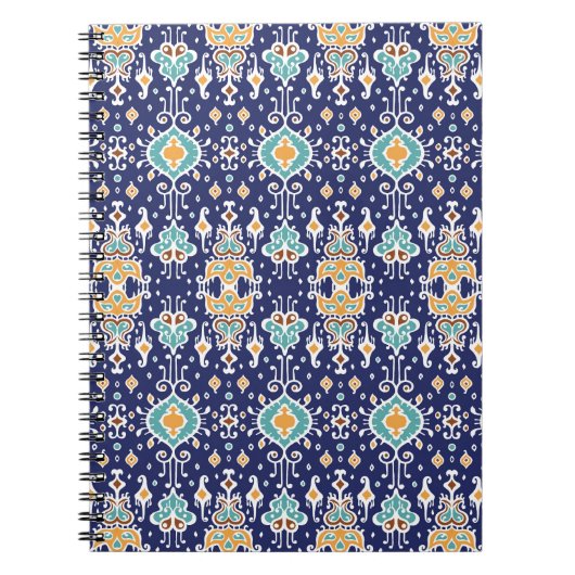 Ikat Geometric: Folklore Orientale Ornament. Notizblock (Vorderseite)