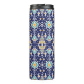 Ikat Geometric: Folklore Orientale Ornament. Thermosbecher (Rückseite)