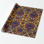 Ikat geometrische Folklore-Ornament. Orientalische Geschenkpapier (Ungerollt)