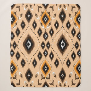 Ikat geometrische Folklore-Ornament. Stammesvölker Sherpadecke