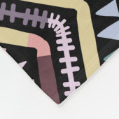 Ikat geometrische Folklore, Stammesaztemuster. Fleecedecke (Ecke)