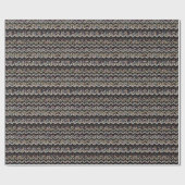 Ikat geometrische Folklore, Stammesaztemuster. Geschenkpapier (Flach)