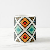 Ikat geometrische, Folklore Stammesstruktur. Kaffeetasse (Mittel)