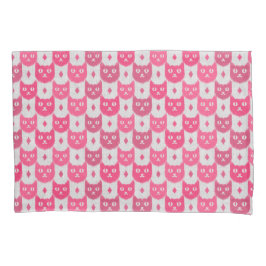 Ikat ikat rosa Muster Kissenbezug