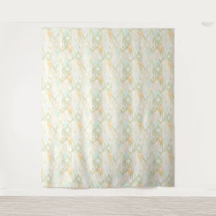 Ikat in hellen Tönen. Wandteppich