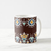 Ikat Inspiration: Orientale Eleganz Kaffeetasse (VorderseiteRechts)