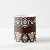 Ikat Inspiration: Orientale Eleganz Kaffeetasse (Mittel)