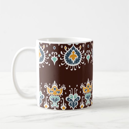 Ikat Inspiration: Orientale Eleganz Kaffeetasse (Links)