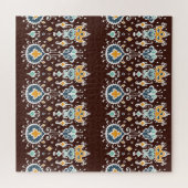 Ikat Inspiration: Orientale Eleganz Puzzle (Horizontal)