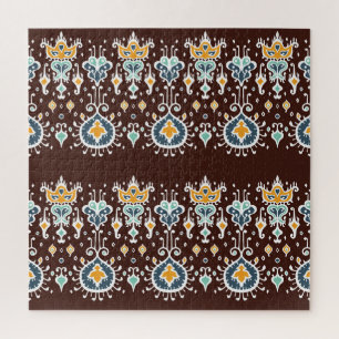 Ikat Inspiration: Orientale Eleganz Puzzle