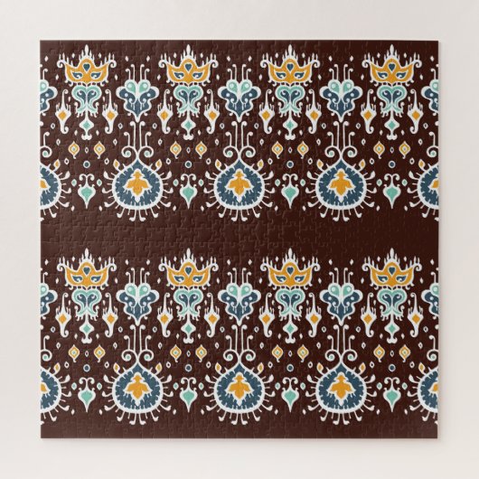 Ikat Inspiration: Orientale Eleganz Puzzle (Vertikal)