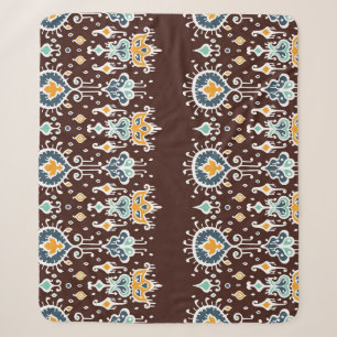 Ikat Inspiration: Orientale Eleganz Sherpadecke