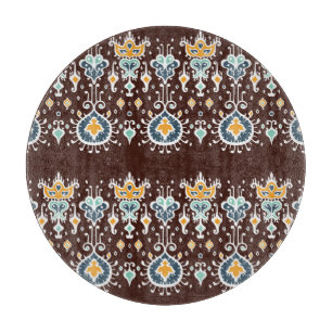 Ikat Inspiration: Orientalische Eleganz Schneidebrett