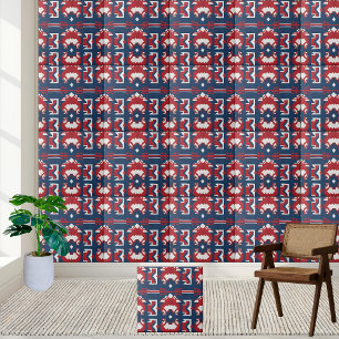 Ikat Inspiriert Skandinavier Tile Fliese
