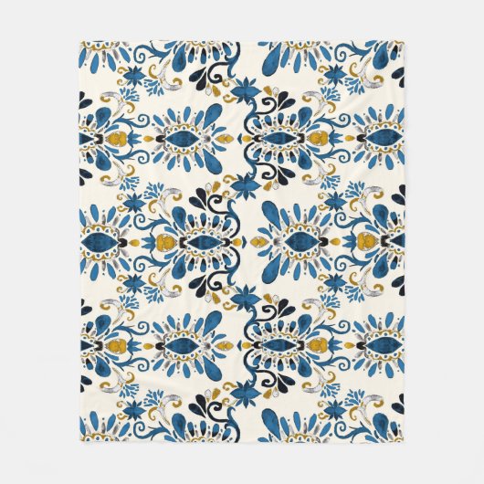 Ikat-Krawatte, Stammesfarbe Fleecedecke (Vorderseite)