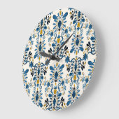 Ikat-Krawatte, Stammesfarbe Große Wanduhr (Winkel)