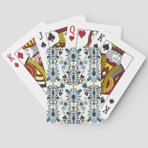 Ikat-Krawatte, Stammesfarbe Spielkarten