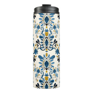 Ikat-Krawatte, Stammesfarbe Thermosbecher