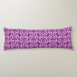 Ikat Maurische Damaske - lila und orchid Seitenschläferkissen