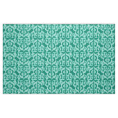 Ikat Maurische Damast - Pfau und Aqua Stoff (Fat Quarter (45,7 x 55,9 cm))