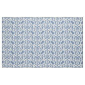 Ikat maurischer Damast - Himmelblau und -WEISS Stoff (Fat Quarter (45,7 x 55,9 cm))