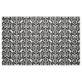 Ikat maurischer Damast - Schwarzweiss Stoff (Fat Quarter (45,7 x 55,9 cm))