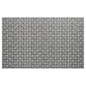 Ikat maurischer Damast - Schwarzweiss Stoff (Yard (91,4 cm))