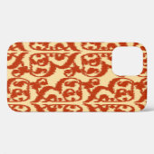Ikat Moorish Damask - Mandarin orange Case-Mate iPhone Hülle (Rückseite (Horizontal))
