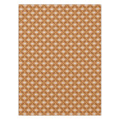 Ikat Muster - Braun, Rost und Creme Tischdecke (Vorderseite)