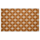Ikat Muster - Brown, Rost und Creme Stoff (Fat Quarter (45,7 x 55,9 cm))